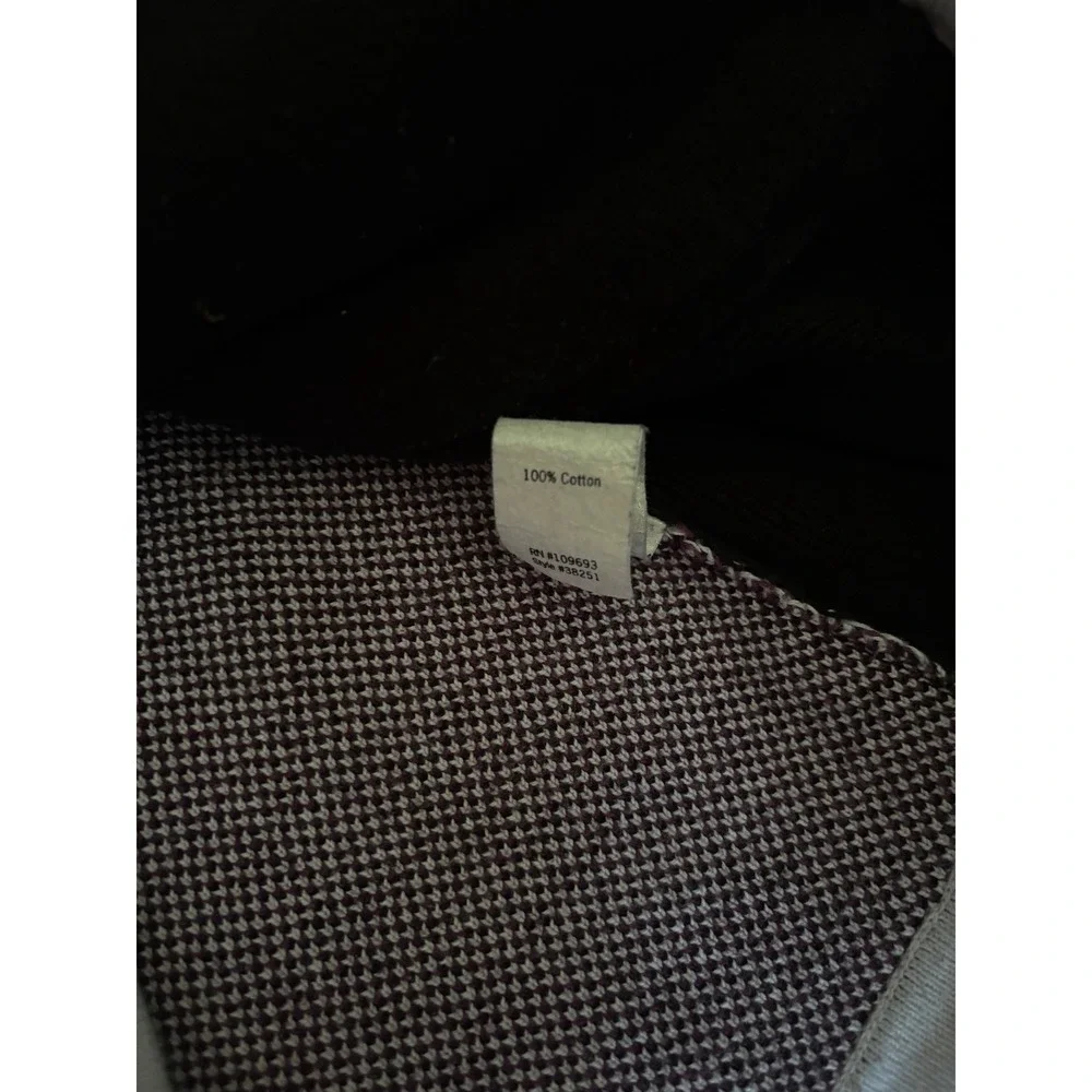 Athleta‎ Black White Purple 1/4 Zip Sweater